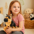 16 German Shepherd Stuffed Animal, Soft Realistic Dog Plush Toy for Boy and Girls, Huggable and Washable Non-Shedding