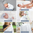 47 47 inches(120x120cm) Premium Soft Muslin Cotton Newborn Baby Swaddle Blanket Unisex Swaddle Wrap Silky Swaddle