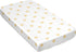 Sweet Jojo Designs White and Yellow Boho Sun Boy Girl Unisex/Gender Neutral Baby Satin Fitted Crib Sheet Infant Newborn