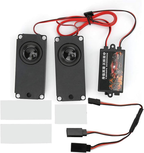 RC Engine Sound Unit Kit, Simulator System with Magnetic Memory Chip for 94123 1/10 Scale RC Car Model
