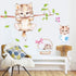 Kiddale Cute Cat Wall Decals - Removable Cat Tree Branches Butterfly Wall Stickers for Kids Rooms Nursery Decoration