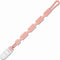 Silicone Pacifier Clip with 4 Teething Textures, One-Piece Patented Design, Dishwasher Safe,
