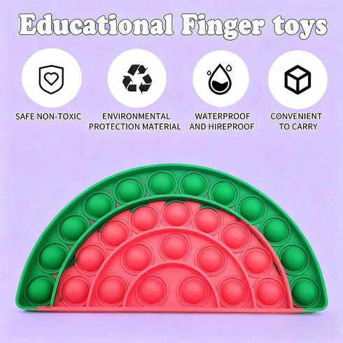 QETRABONE Fidget Sensory Bubble Stress Toy, Fidget Push Toy for Adults, Silicone Fidget Stress Toys for Autistic Adult