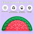 QETRABONE Fidget Sensory Bubble Stress Toy, Fidget Push Toy for Adults, Silicone Fidget Stress Toys for Autistic Adult