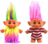 2 Packs Vintage Troll Dolls Set, Retro Chromatic Adorable 7.5" Tall Troll Dolls for Collections, Arts and Crafts