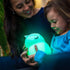 Lumipets Remote Control Silicone Night Light for Kids, Owl Design with 9 Soft Colors & Sleep Timer