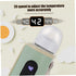 BEAHING 18W, Portable Bottle Warmer, Baby Bottle Warmer Travel Bottle Warmer Temperature Adjustable USB Baby Bottle