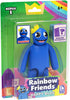 Rainbow Friends – Happy Blue Action Figure, 5" Tall Posable Figure, Series 1