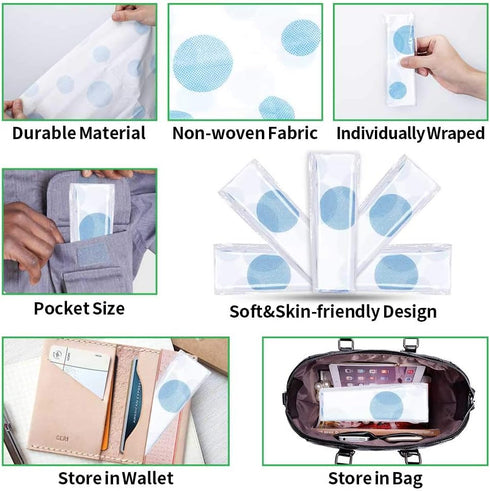 Famard 18 Count (Pack 1) Toilet Seat Covers Disposable, Extra Large Portable Potty Seat Covers for Toddlers, Soft