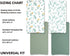 FIGEPO 4 Pack Sage Green Fitted Nursery Sheets Breathable Neutral Unisex Baby Sheets for Boys or Girls with Leaf