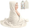 david's kids 2 Pack Hooded Baby Towels, Large 32"x32", 6 Layer 100%