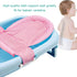 Baby Bath Support Seat Net for Newborn, Adjustable Non-slip Shower Mesh Bath Sling for 0-3 Years (Bathtub Not Included)