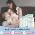 6 Pack 120 Count Threlaco Breast Pump Wipes Quick Clean and Irritant Free Resealable Convenient Breast Pump Cleaning