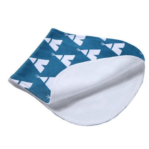 Arnzion Set 4 Pack Baby Burp Cloths Baby Burp Curved Absorbent and Soft Valuable
