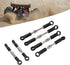 Pssopp RC Tie Rods Set, RC Tie Link Servo Link Rods for WLtoys 144001 144002 124018 124019 124017 124016 Cars