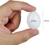 Dong Huang 10pcs Eggs37mm*27mm Solid Parrot Plastic Fake Eggs Realistic, Simulated Fake Bird Eggs for Hatching, Mini