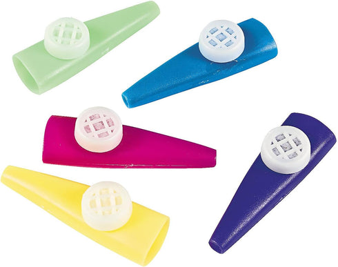 Plastic Kazoos for Kids (bulk pack of 72) Fun for classrooms, parties,
