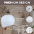 Wonder Space Elegant Baby Crib Net Tent - Minimalist Lace Design - Durable & Breathable Mesh to Keep Baby in & Stop