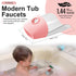 Bath Helper Faucet Extender, Guides Water from Faucet to Baby Bath Tub Without Splashing (Pink)