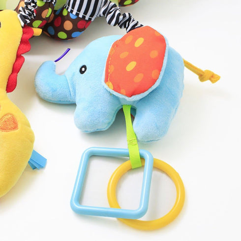 WILLWAY Car Seat Toys, Stroller Toy Baby Spiral Hanging Toys for Sensory Exploration, 0-12 Months