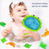 YUERFEILA 1 3 Set Baby Bath Toys Pcs Frog Animals Fishing Net with Pcs Water Floating Sea Animals Frog Toys, Bathroom