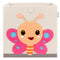 CLCROBD Foldable Animal Cube Storage Bins, Fabric Toy Box/Chest/Organizer for Kids Nursery, 13 inch (Butterfly)