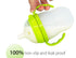 Comotomo Baby Bottle Handles, Pack of 2, Green, Compatible with 5 Ounce & 8 Ounce Silicone Baby Bottles