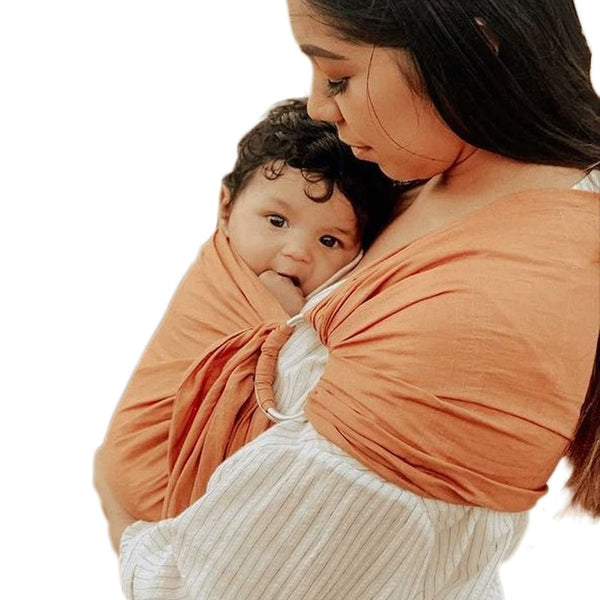 Baby Ring Sling Carrier, Soft Baby Wrap for Newborn to Toddler, Lightweight