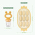 Haakaa Baby Fruit Food Feeder & Silicone Nibble Tray Combo - Breastmilk Popsicle Mold for Baby Cooling Relief, BPA Free