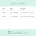 0-3 3-6 Cuddle Club Swaddles for Newborns - Baby Swaddle Blanket for Boys & Girls - Adjustable Hook-and-Loop Cotton