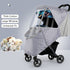 Baby Stroller Cold Weather Shield, Universal Windproof Rain Cover for Travel Strollers