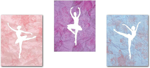 Ballerina Decor 05x07 Inch Print, Ballet Dancer Collection for Kid's Room Decor