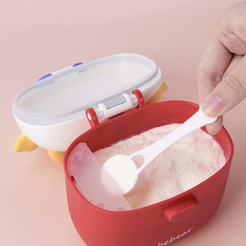 450 ML, Bebamour Baby Formula Dispenser, BPA Free Portable Milk Powder and Candy Fruit Snack Storage Container