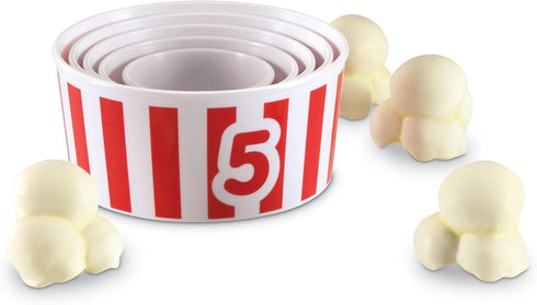 Count Counting Set 15, 18 Learning Resources Smart Snacks 'em Up Popcorn, Game, Math Games, of Ages Months+