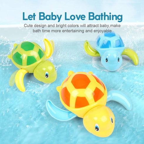 Eivaai 1 2 3 4 5 Swimming (3 Bath Toys for Toddlers Years Old,Pool Toys for Kids,Baby Funny Wind Up Turtle Bath