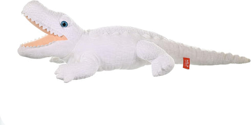 Wild Republic 12" White Alligator Plush - Stuffed Animal Toy, Gifts for Kids, Cuddlekins