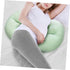 Pregnancy Support Pillow Shaped Maternity Cushion for Side Sleeping Abdominal and Lumbar Support for Travel Office