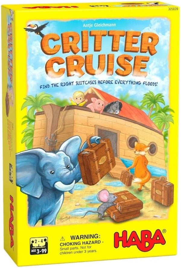 HABA Critter Cruise Cooperative Noah's Ark Memory Game Made in Germany
