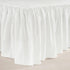 16" Lush Decor Ruffle Crib Skirt, Drop, White