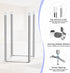 Countertop Water Bottle Drying Rack Reusable Bottle Rack Dryer Kitchen Stand Holder Metal Baby Bottle Drying Rack Water