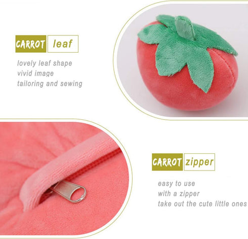 Nenalayo Throw Pillow - Strawberry Plush Pillow, Removable Fluffy Creative Gift for Kids
