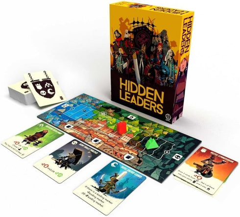 BFF Games Hidden Leaders Board Game - Deduction and Strategy Game for Kids and Adults, Ages 10+, 2-6 Players