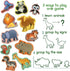 ZOO Animal Magnets for Kids, Real LARGE Fridge Magnets for Toddlers, Magnetic Educational Toys for 3 Year Old Baby
