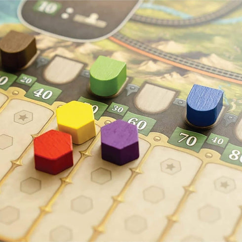 Capstone Games: Imperial Steam, Strategy Board Game, Plan, Build and Expand Your Railway Network, 2 to 5 Players, 120