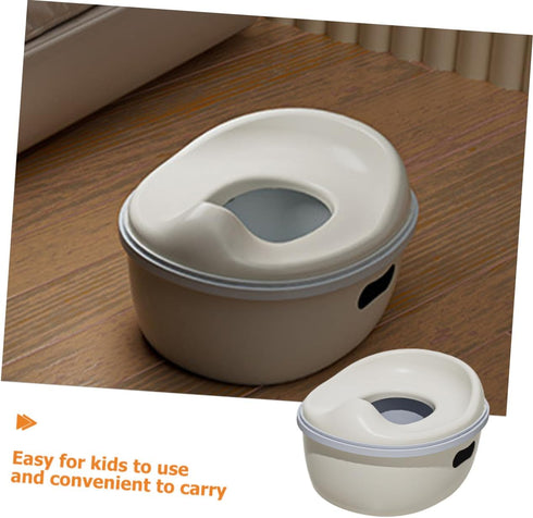 STOBOK Potty Training Toilet for Toddlers Portable Plastic Boys and Girls Potty Ergonomic Seat Compact Design