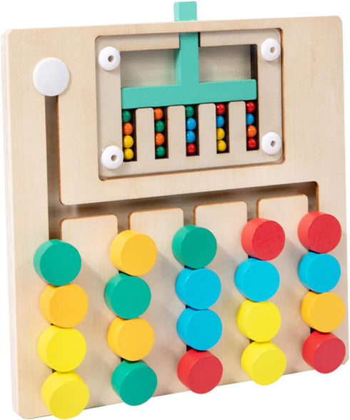 Montessori Toys for 3+ Year Old, Wooden Color Matching Puzzle Toy, Educational Learning Toys for Kids