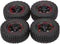 Goolsky 4Pcs AUSTAR AX-3020C 1.9 Inch Tires with Wheel Rim for 1/10 D90 SCX10 CC01 RC Rock Crawler