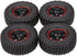 Goolsky 4Pcs AUSTAR AX-3020C 1.9 Inch Tires with Wheel Rim for 1/10 D90 SCX10 CC01 RC Rock Crawler