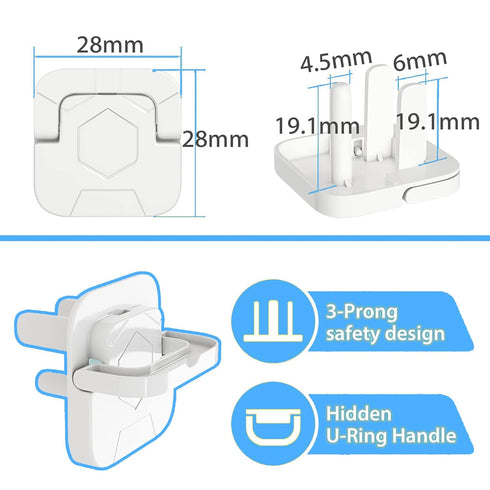 Outlet Covers Baby Proofing Plug, 60 Pack Socket Safety Plug Covers for Child Proof Protectors, White Baby Essentials