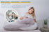 INSEN Pregnancy Pillows for Sleeping, Maternity Pillow with Cooling Cotton Cover, C Shaped for Pregnant Side